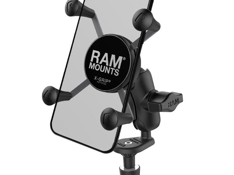 RAM® X-Grip® Phone Holder with Motorcycle Fork Stem Base