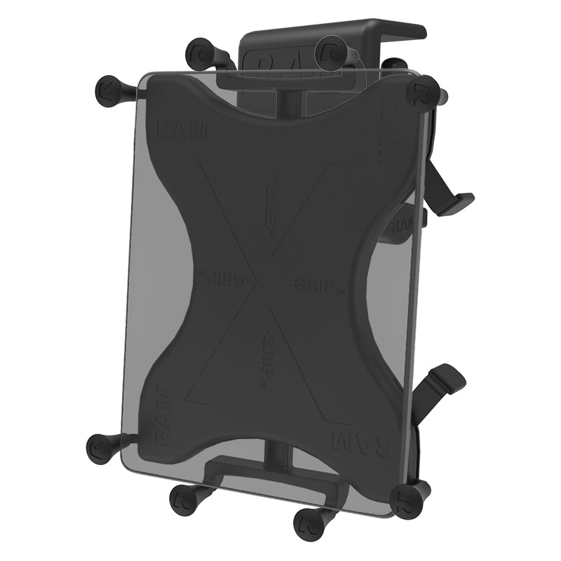 RAM® X-Grip®底座，带Glare Shield夹子底座，适用于9英寸-11英寸平板电脑