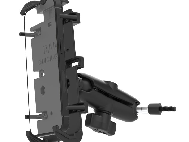 RAM® Quick-Grip™ XL Phone Mount with Grab Handle & A-Pillar M6 Bolt Base