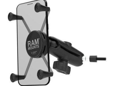 RAM® X-Grip® Large Phone Mount with Grab Handle & A-Pillar M6 Bolt Base