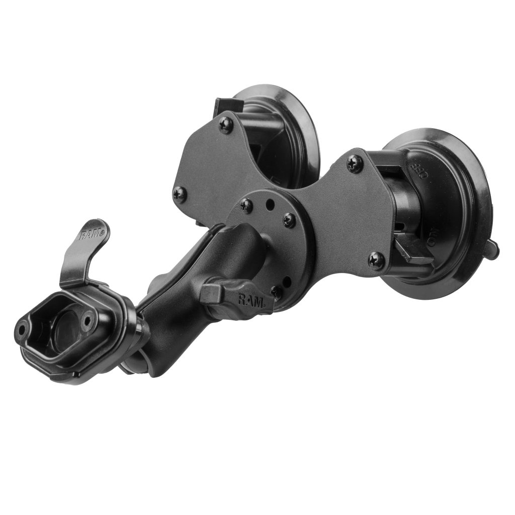 RAM® Twist-Lock™双吸座，带快速释放适配器