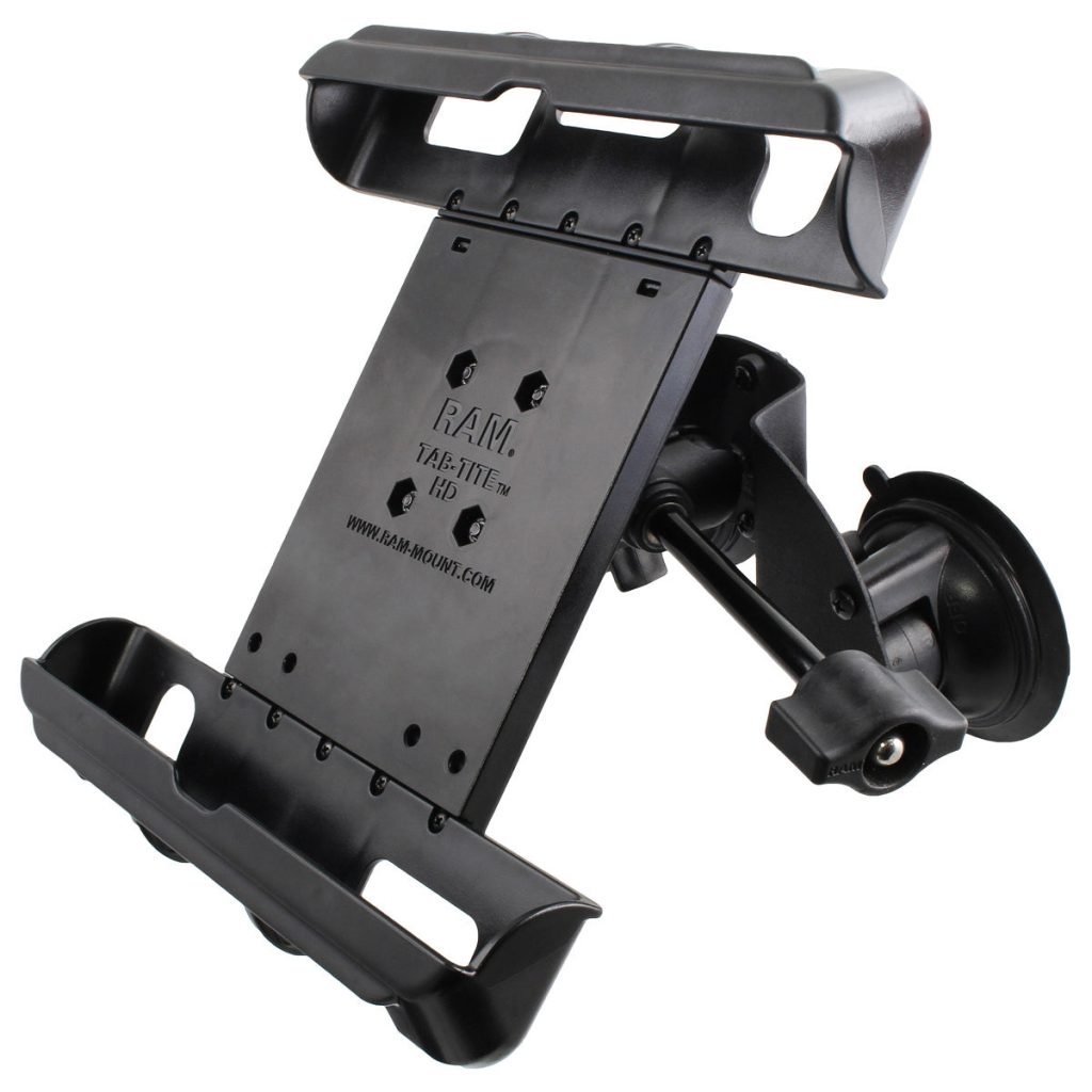RAM® Tab-Tite™双吸座，适用于带保护壳的iPad 1-4