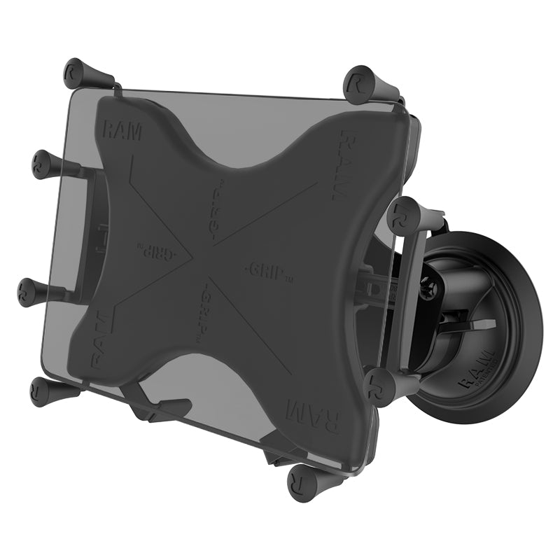 RAM® X-Grip®，带Twist-Lock™双吸装置，适用于9英寸-11英寸片剂-短