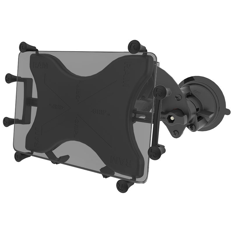 RAM® X-Grip®，带Twist-Lock™ Pivot吸引器，适用于9英寸-11英寸片剂-中等