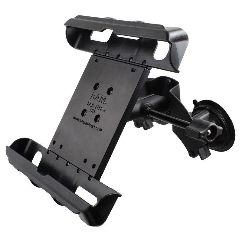 RAM® Tab-Tite™，带Twist-Lock™双吸盘，适用于iPad Gen 1-4带保护壳