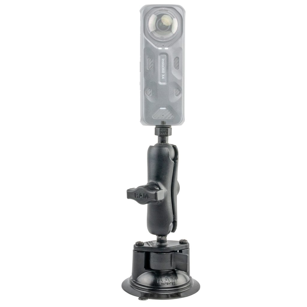 Insta 360的RAM® Twist-Lock™吸盘支架