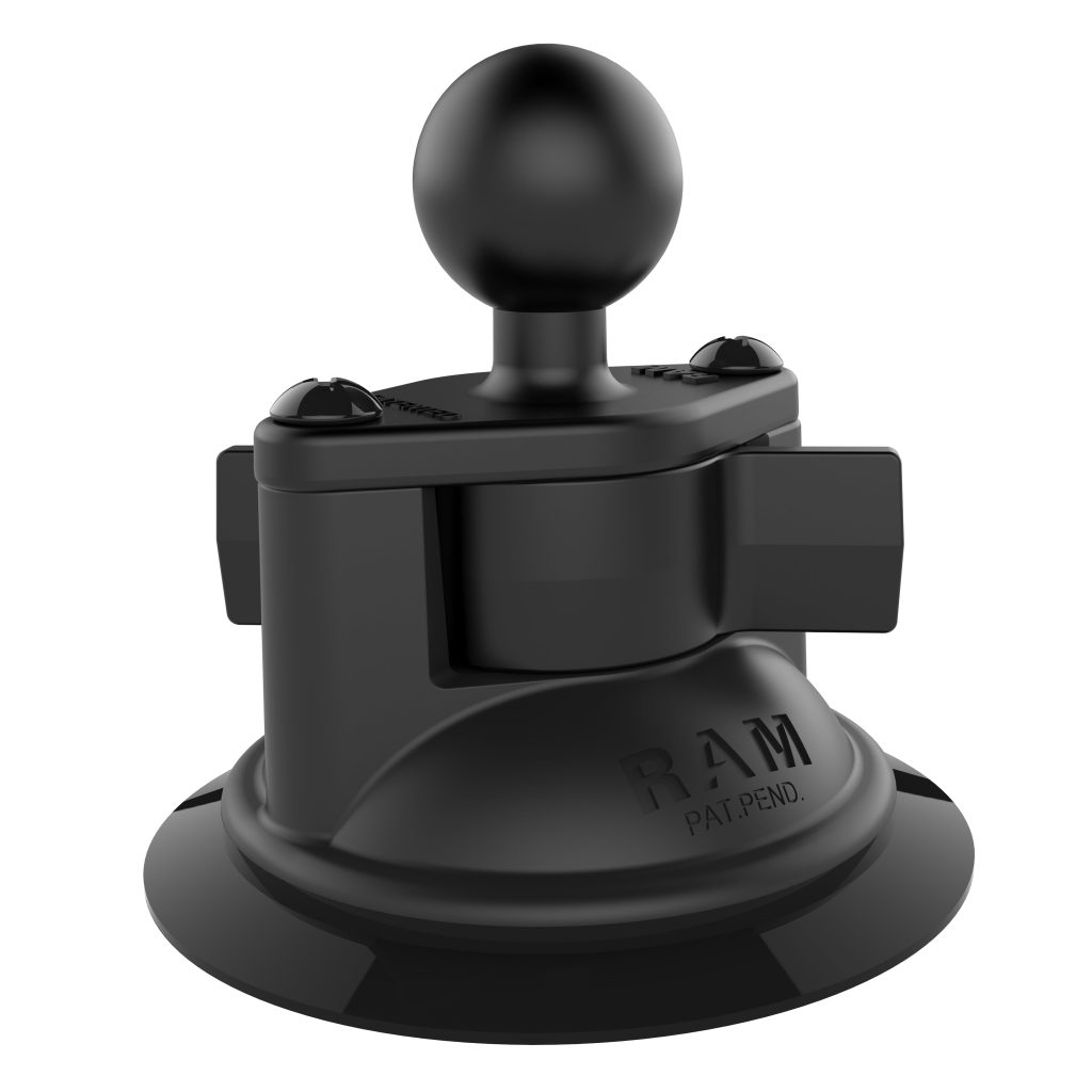 RAM® Twist-Lock™吸盘底座，带球