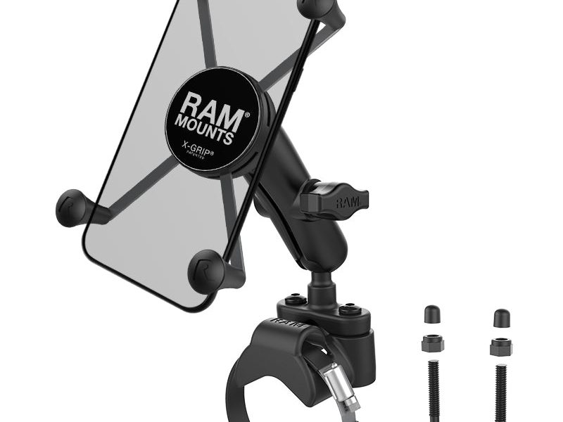 RAM® X-Grip® Large Phone Mount with ATV/UTV Rail Base