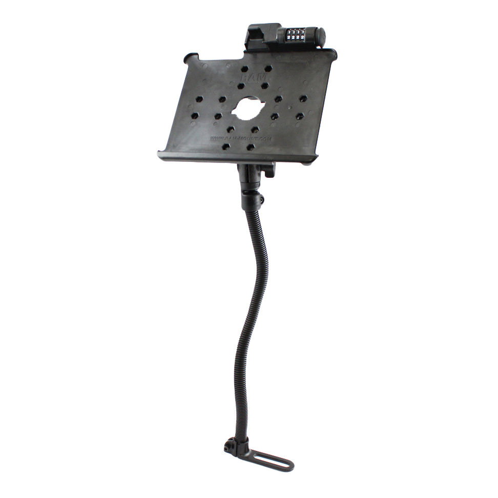 RAM® Latch-N-Lock™，适用于iPad 1-4，配备RAM® Pod™ I车载支架