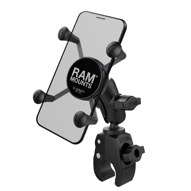 RAM® X-Grip®手机支架，带RAM® Tough-Claw™小夹子底座-短