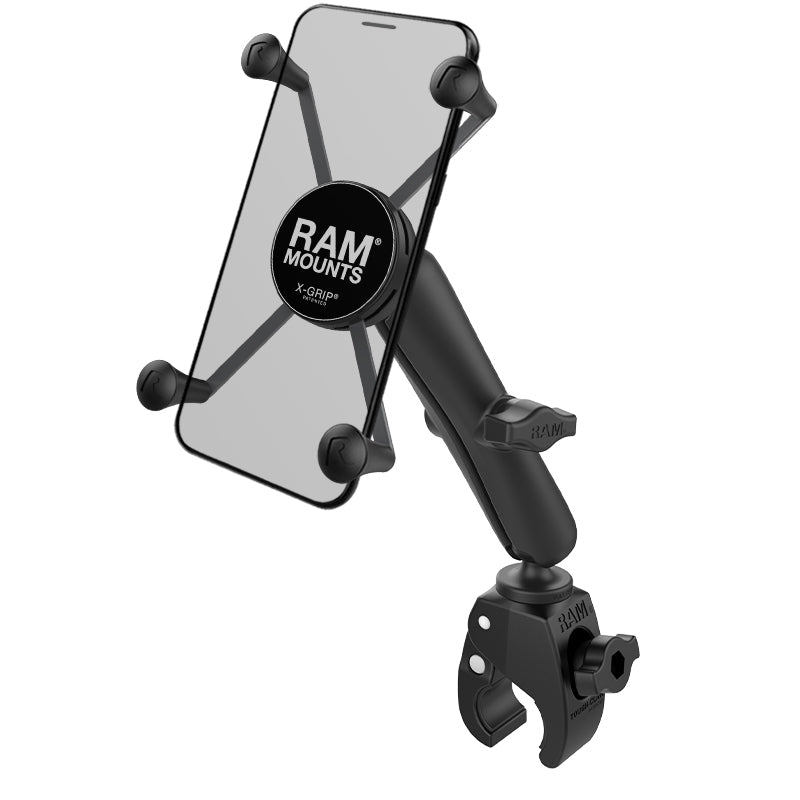 RAM® X-Grip®大型手机底座，带Tough-Claw™小型夹子底座-长