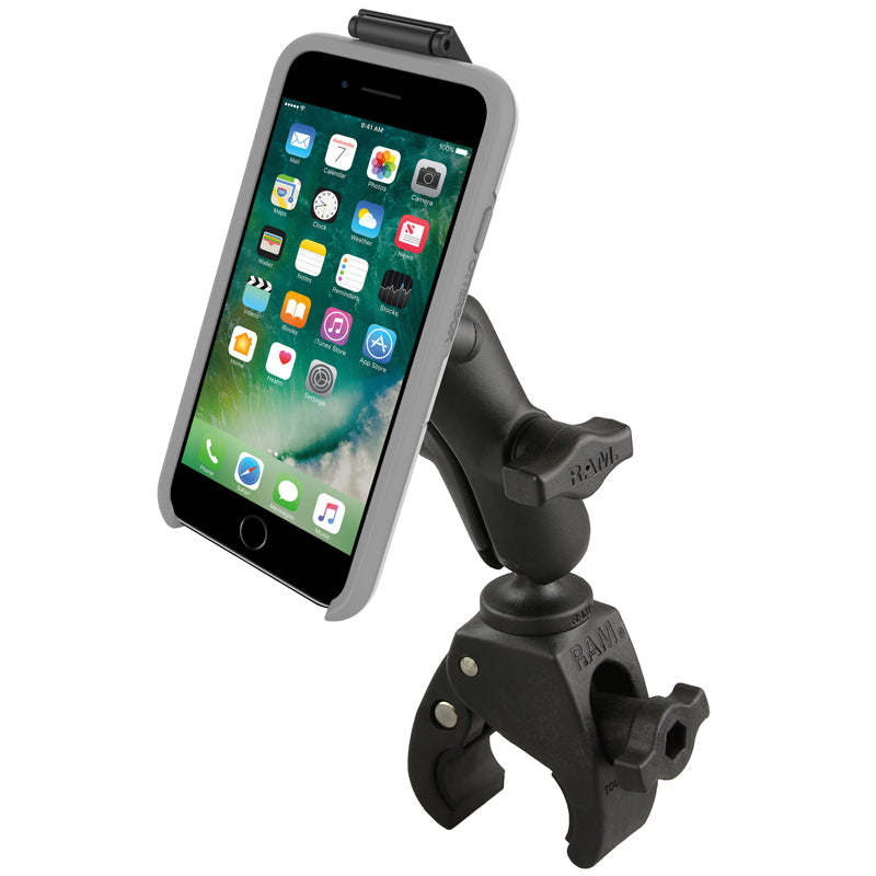 RAM® Tough-Claw™小型夹座，用于带OtterBox universSE的手机