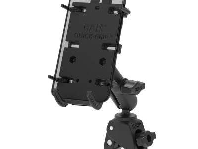 RAM® Quick-Grip™ XL Phone Mount with Small Tough-Claw™ Base – Medium