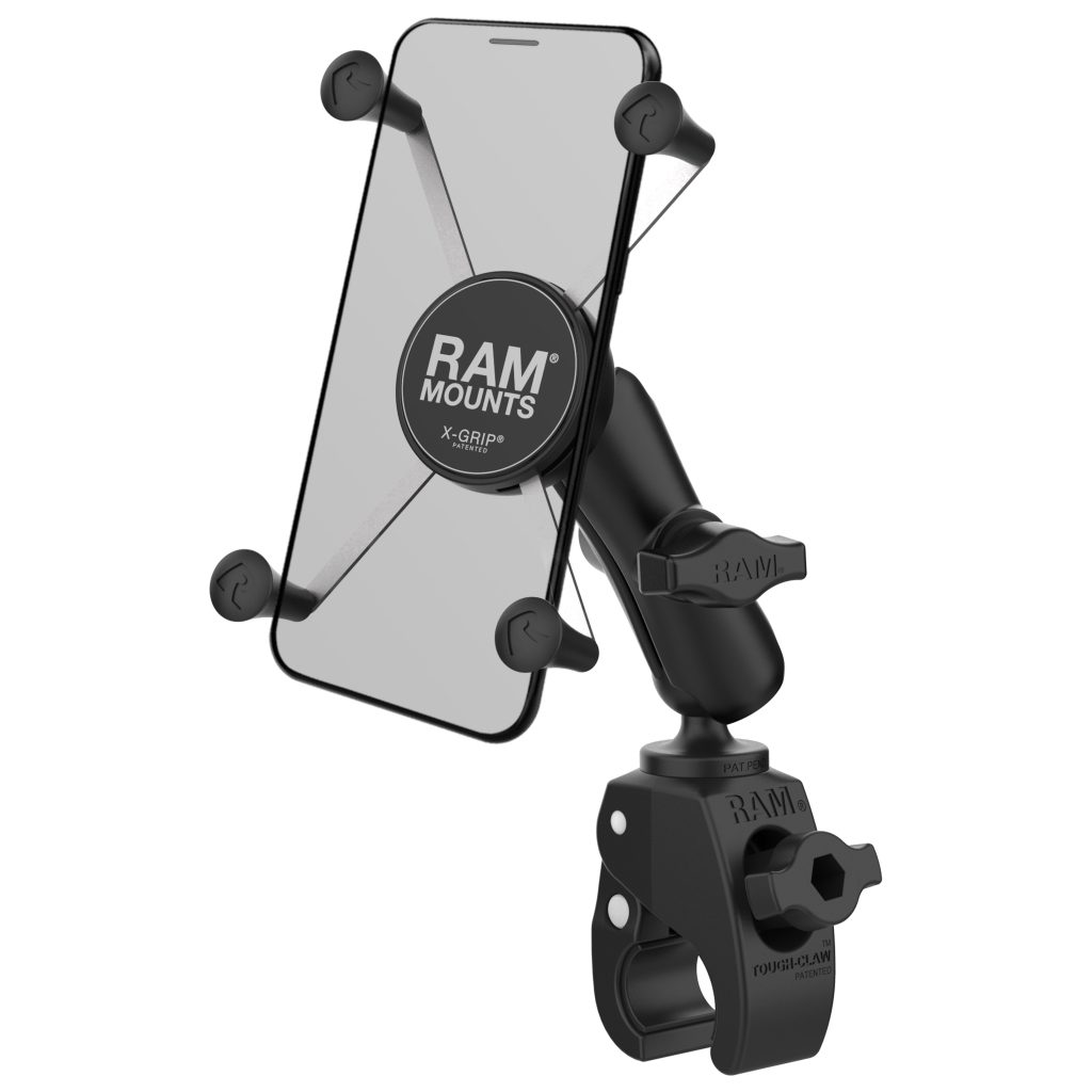 RAM® X-Grip®大型手机底座，带Tough-Claw™中型夹座