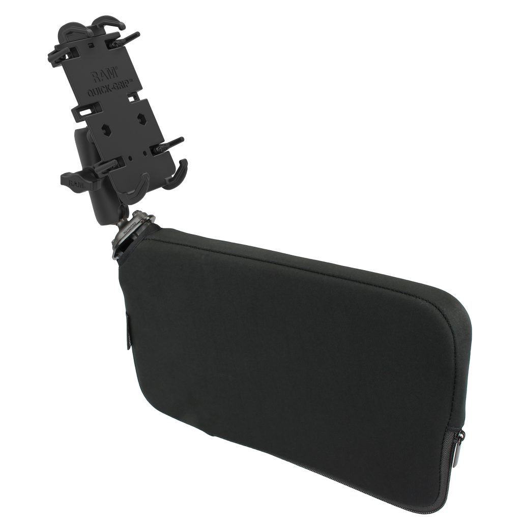带有Tough-Wedge™底座的RAM® Quick-Grip™ XL手机底座