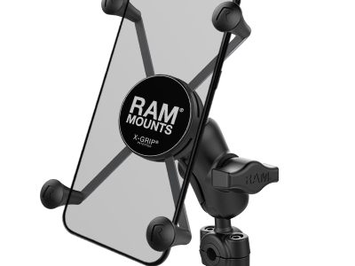 RAM® X-Grip® Large Phone Mount with Torque™ Small Rail Base – Short Arm