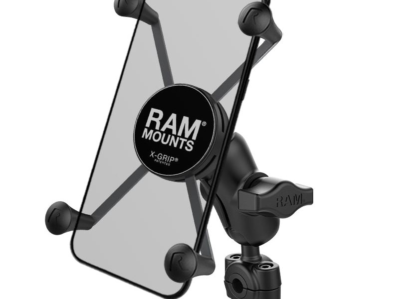 RAM® X-Grip® Large Phone Mount with Torque™ Small Rail Base – Short Arm