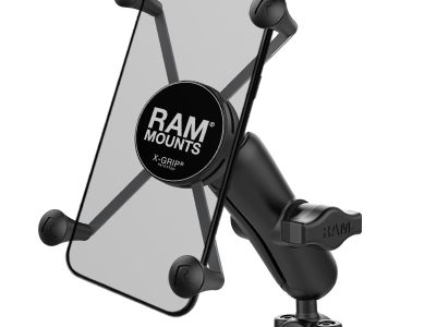 RAM® X-Grip® Large Phone Mount with Torque™ Small Rail Base – Medium Arm
