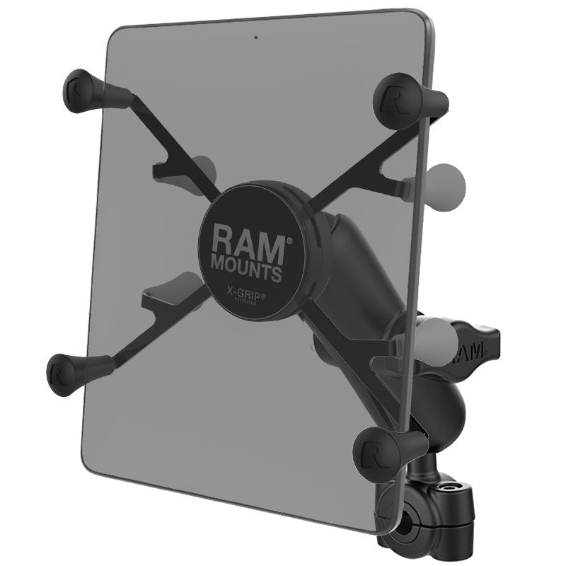 RAM® X-Grip®与RAM® Torque™小导轨底座，适用于7”-8”平板电脑