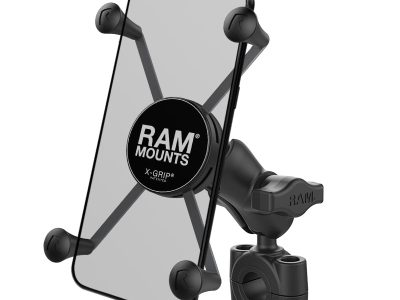 RAM® X-Grip® Large Phone Mount with Torque™ Medium Rail Base – Short Arm
