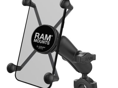 RAM® X-Grip® Large Phone Mount with Torque™ Medium Rail Base Medium Arm