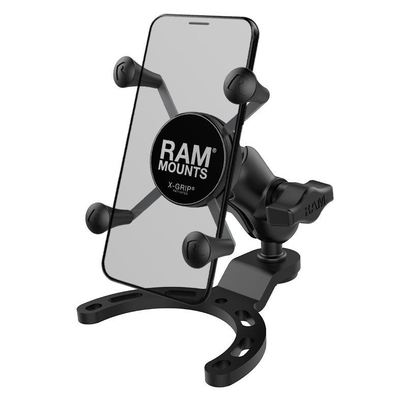 RAM® X-Grip®手机支架，带小型气罐底座