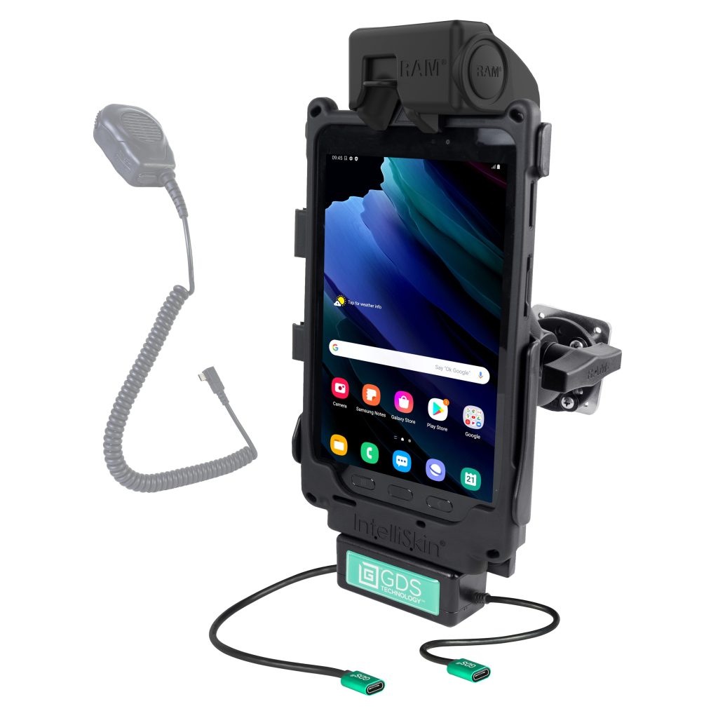 GDS® Uni-Conn™车载套件+适用于Samsung Tab Active 3的单USB-C