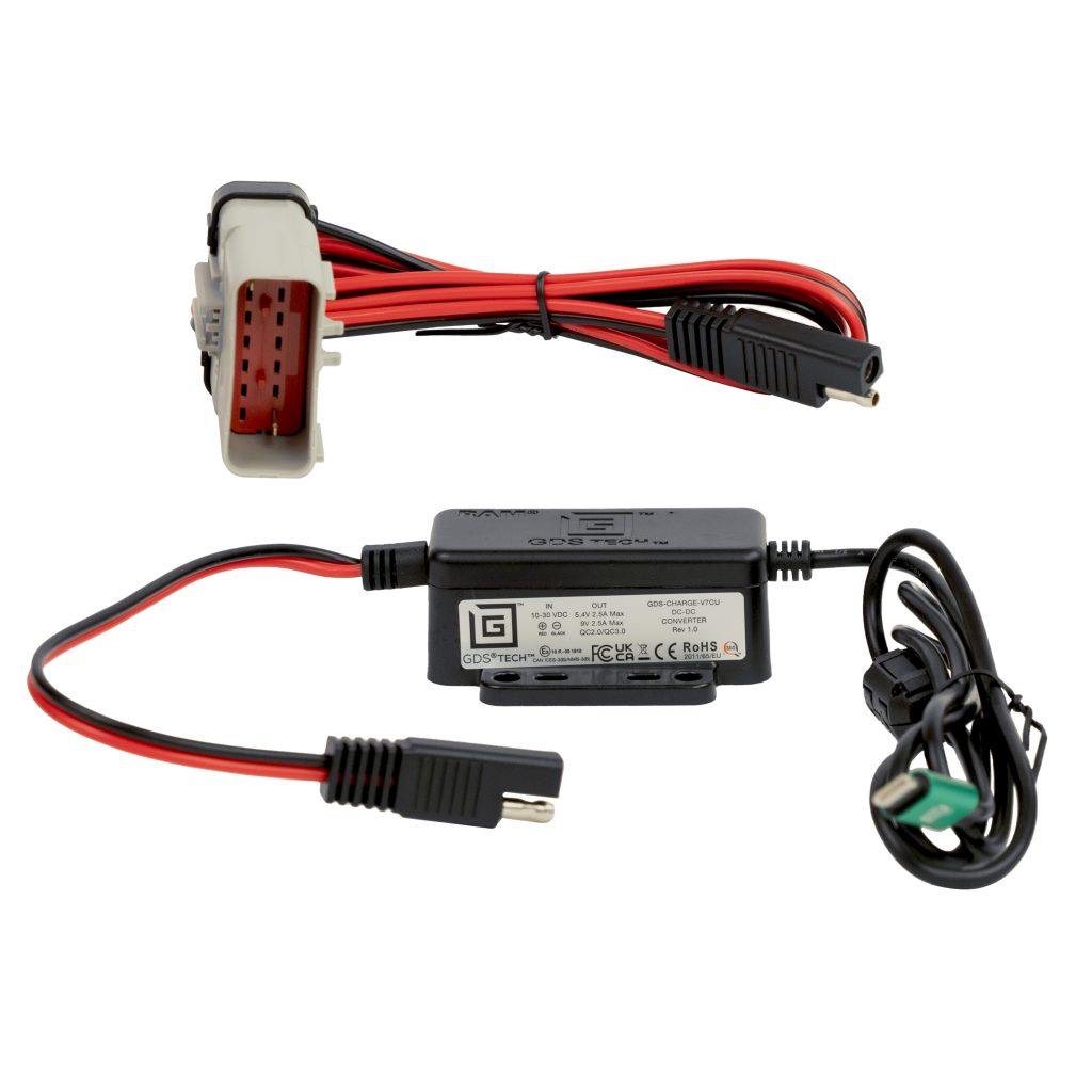 GDS®模块化10- 30 V充电器，带公USB Type-C和RP 1226连接器