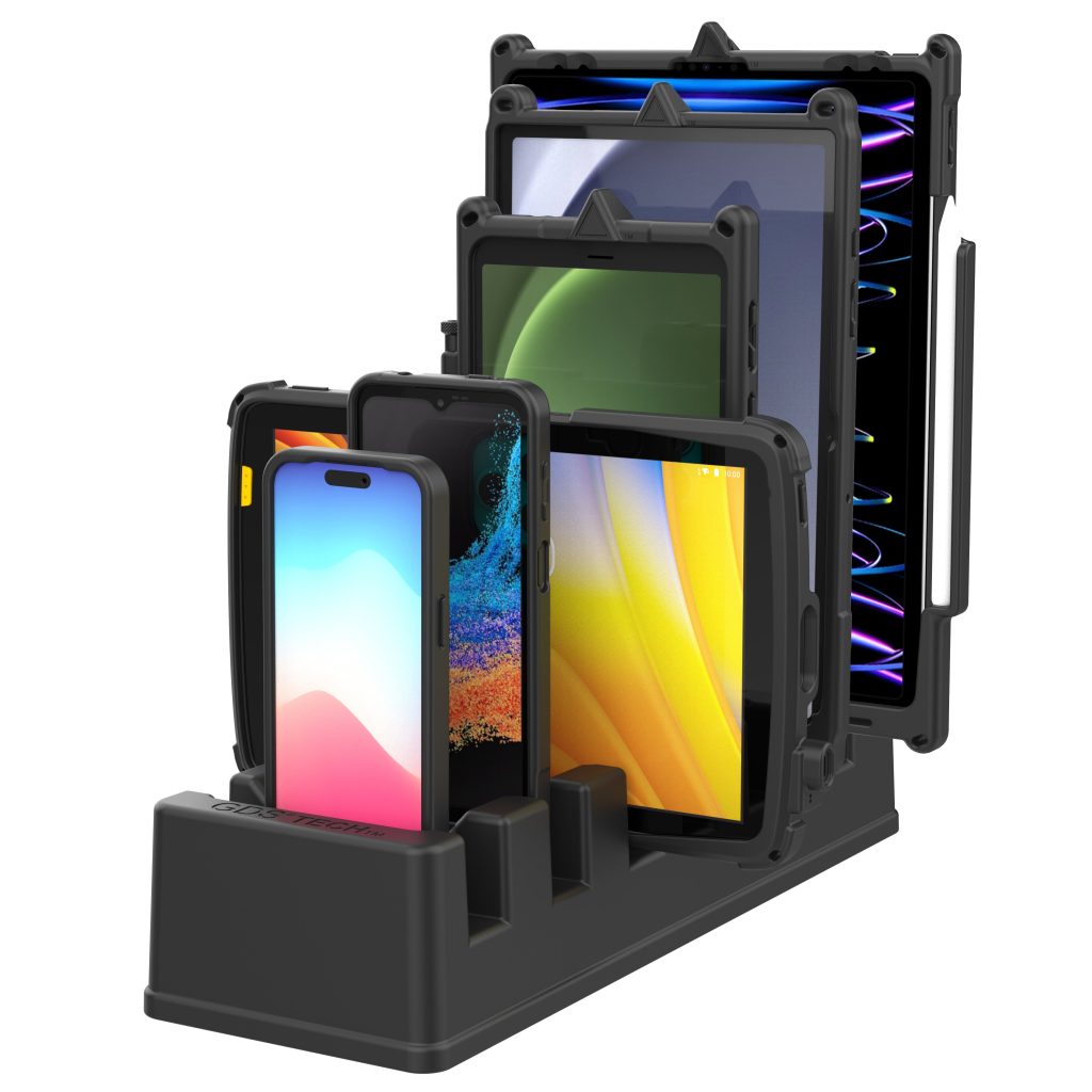 GDS® 6端口供电底座，适用于配备TLR Skin ®的平板电脑