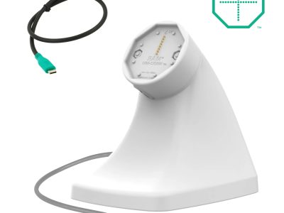 GDS® Uni-Conn™ Powered Kiosk Dock with USB-C – Gray