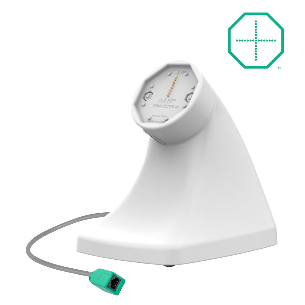 GDS® Uni-Conn™供电Kiosk Dock，带OE-灰色
