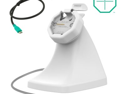 GDS® Uni-Conn™ Powered Snap-In Kiosk Dock with USB-C – Gray