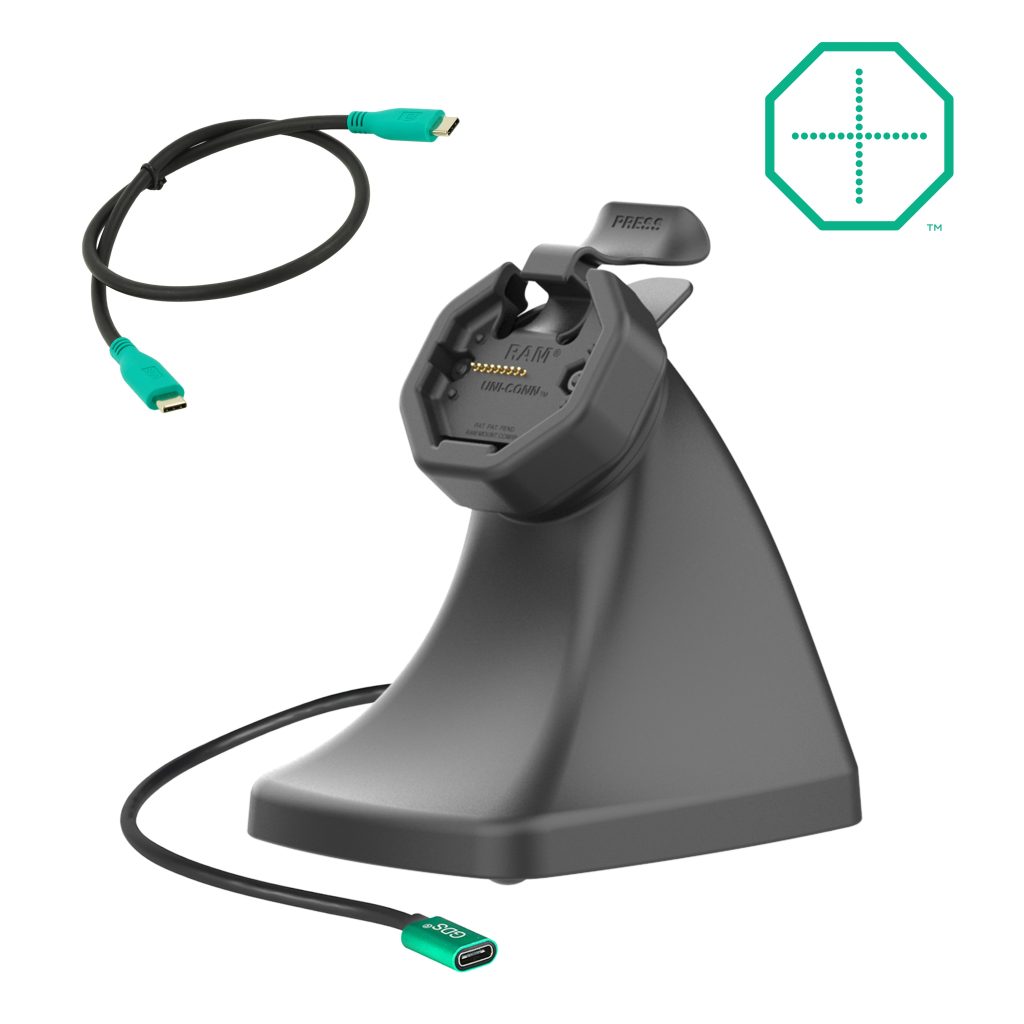GDS® Uni-Conn™供电的管理单元式Kiosk Dock，配备USB-C