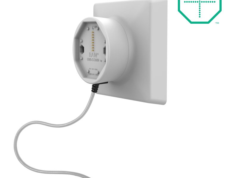 GDS® Uni-Conn™ Powered Dock with USB-C & VESA Adapter – Gray