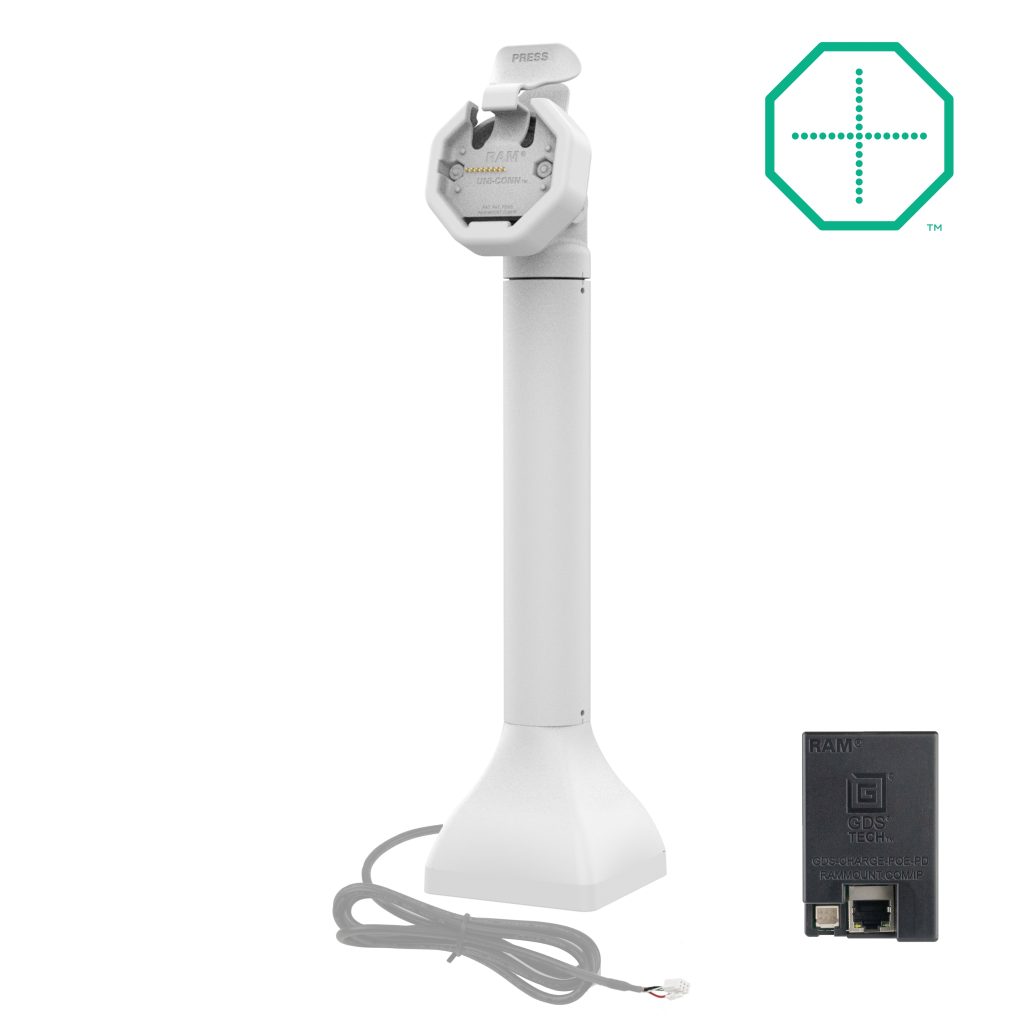 GDS® Uni-Conn™电动14英寸底座，带OE-灰色