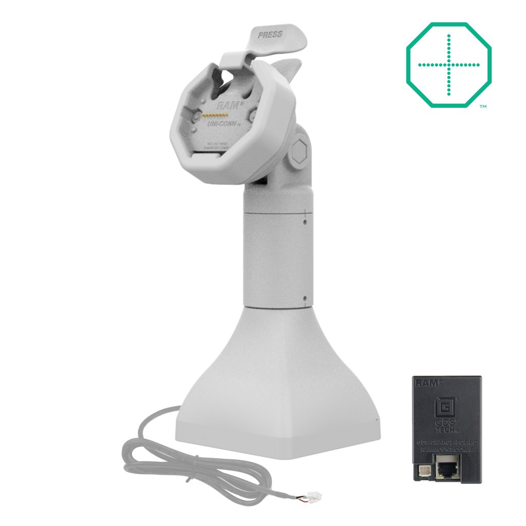 GDS® Uni-Conn™电动7英寸底座，带OE-灰色