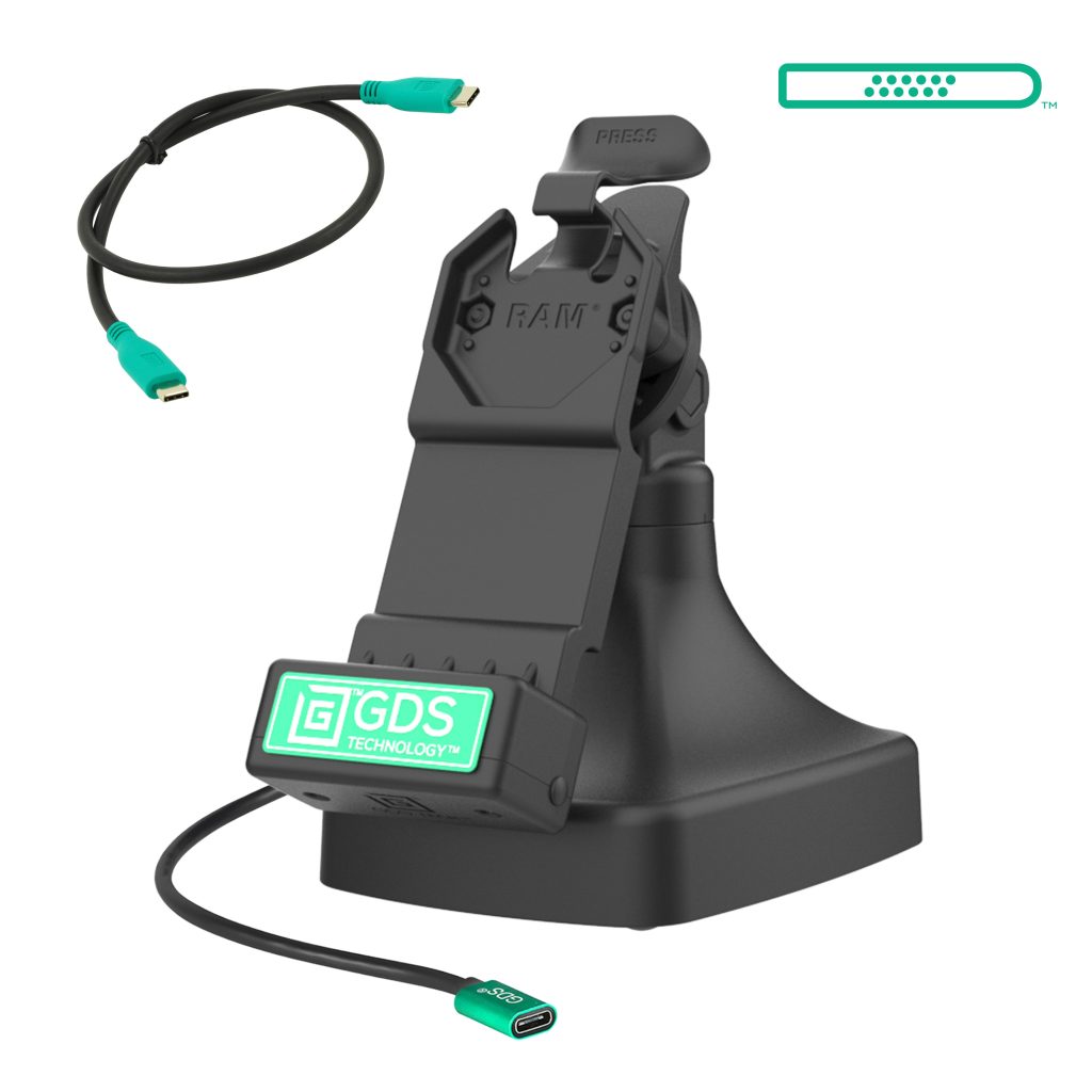带USB-C的GDS® Uni-Conn™扳手和旋转底座
