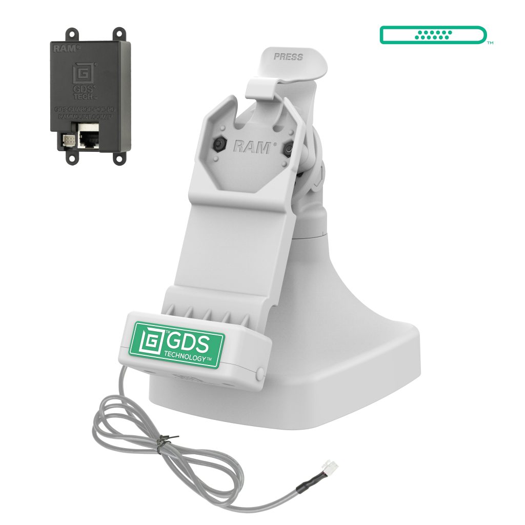 GDS® Uni-Conn™可拆卸和旋转底座，带OE-灰色