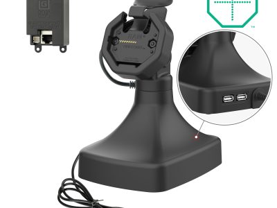 GDS® Uni-Conn™ Powered Tilt & Swivel Dock with PoE + Data