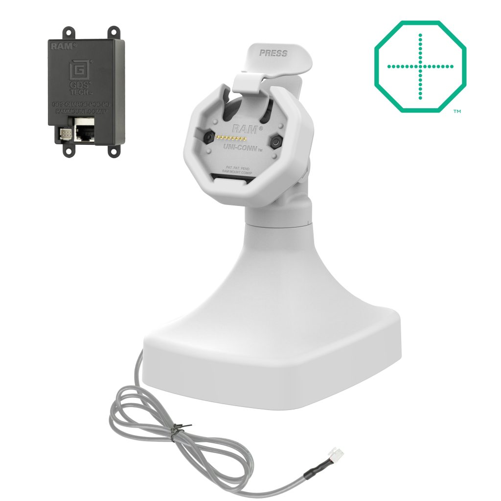 GDS® Uni-Conn™电动扳手和旋转底座，带OE-灰色