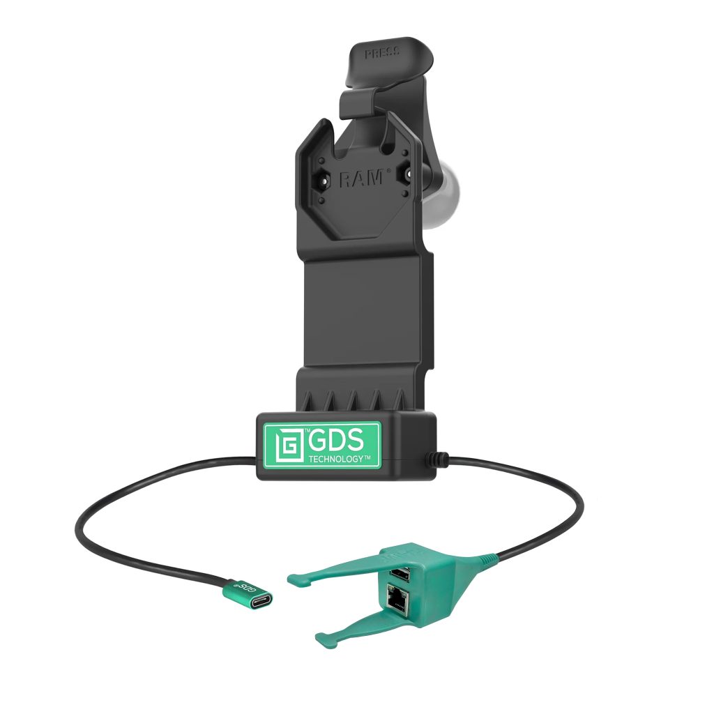GDS® Uni-Conn™ Dock + USB-A & RJ 45，带释放杆