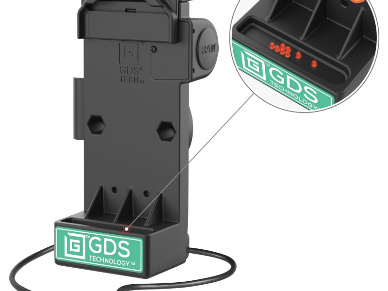 GDS® Uni-Conn™ Spring Loaded Power + Single USB-A Dock – Heated Pins