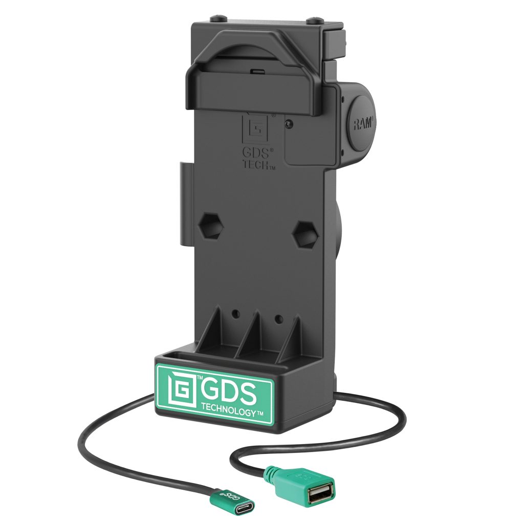 GDS® Uni-Conn™非锁定弹簧加载电源+单个USB-A底座