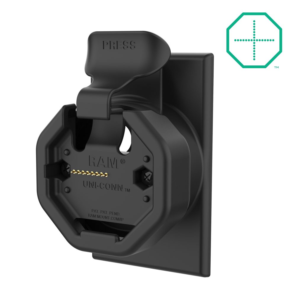 GDS® Uni-Conn™供电的嵌入式壁挂式底座，带OE