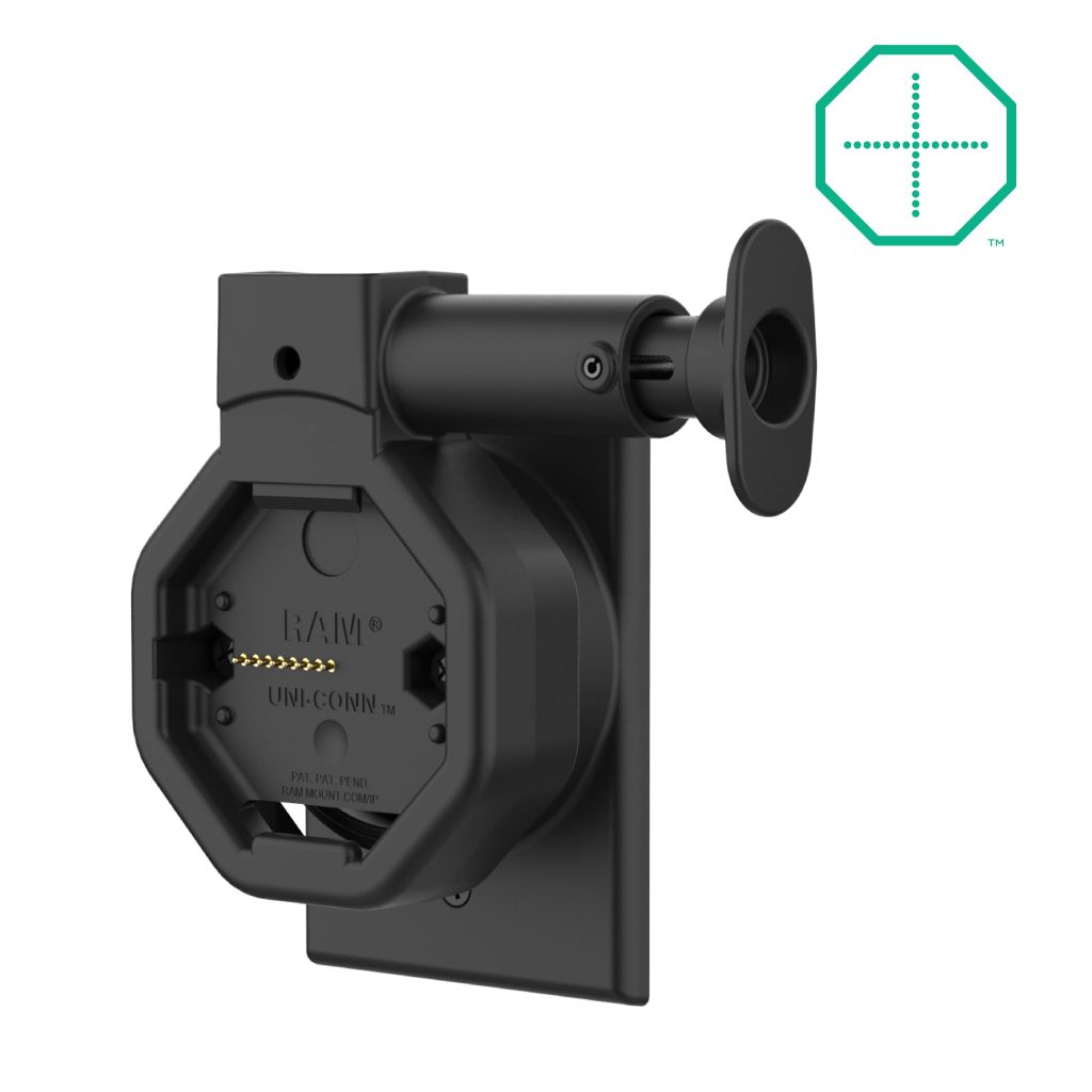 GDS® Uni-Conn™电动壁挂式底座，带OE和释放按钮