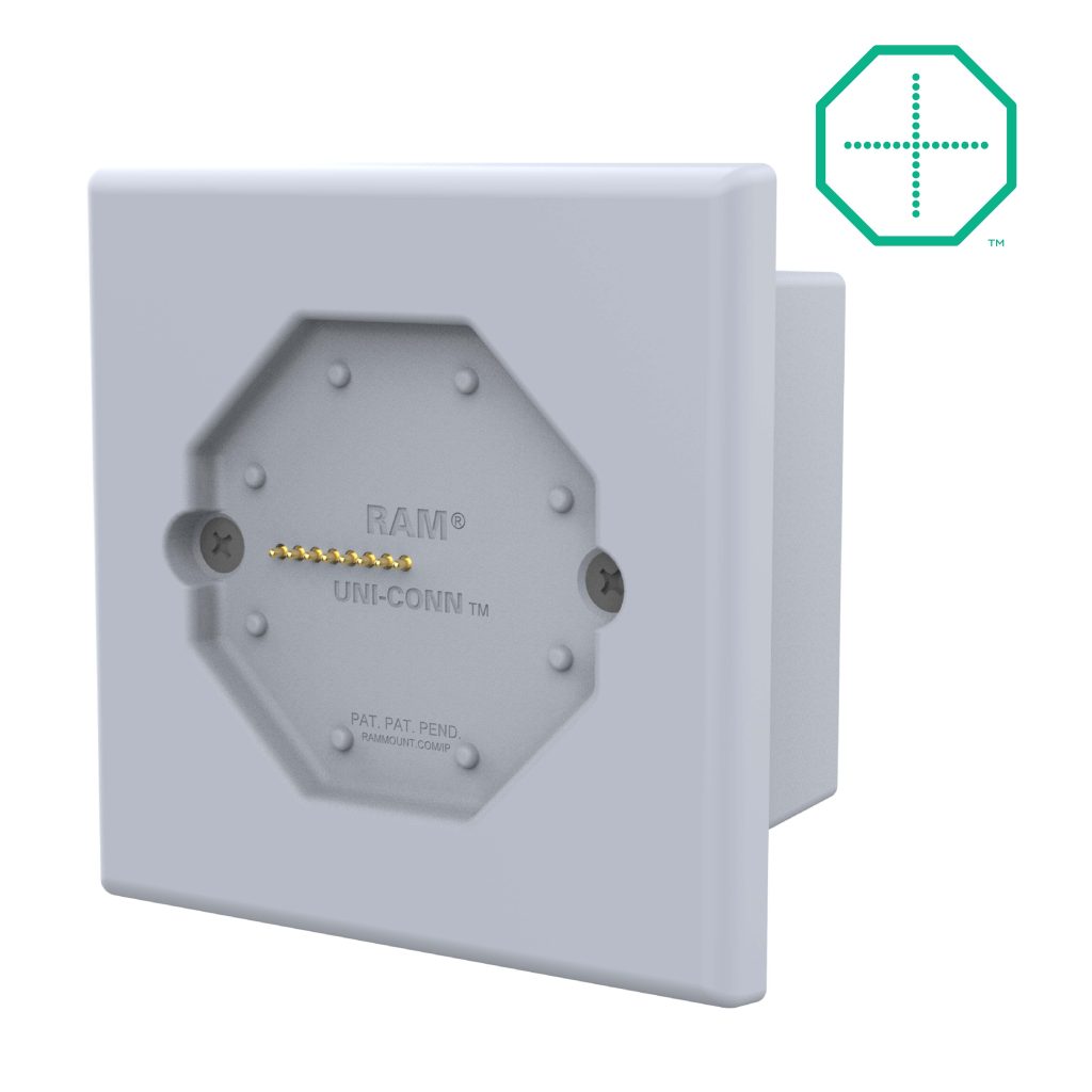 GDS® Uni-Conn™电动壁挂式底座，带OE（欧洲奥特莱斯）-灰色