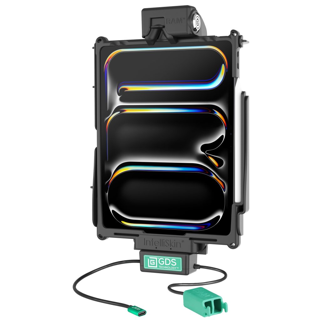 针对iPad Pro 12.9、Pro 13和Air 13锁定GDS® Tough-Dock™ +双USB-A