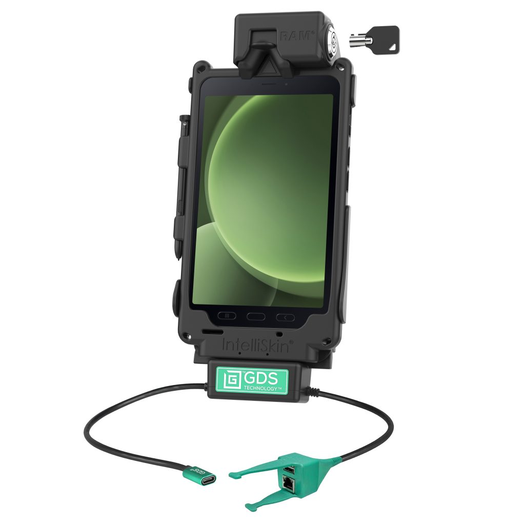 锁定Tab Active 5 & 3的GDS® Tough-Dock™ + USB-A & RJ 45数据