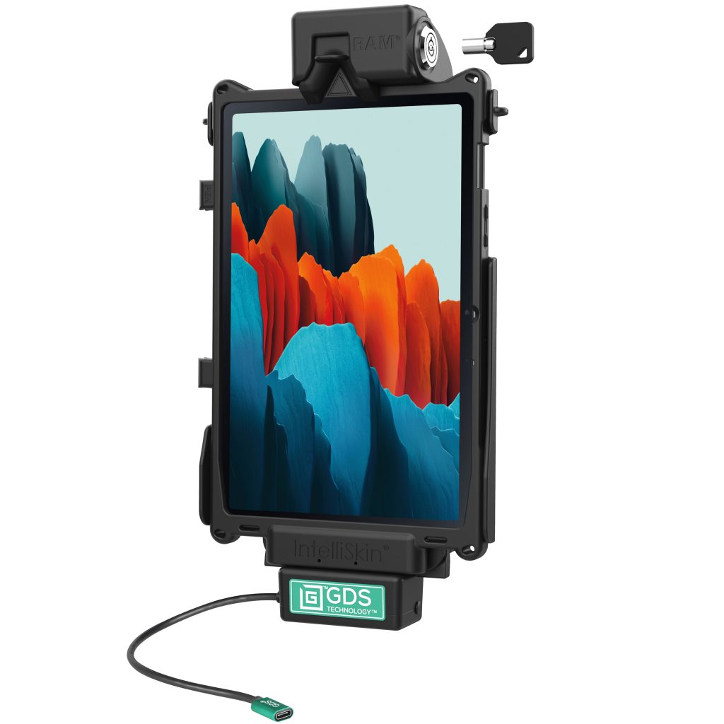 针对三星Tab S7、S9、S9 FE/S10 FE和S10 Lite锁定GDS® Tough-Dock™