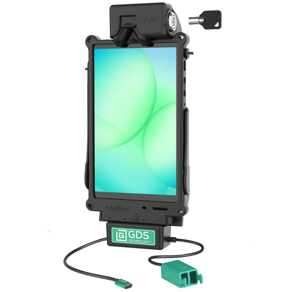 针对三星Tab A11和Tab A9锁定GDS® Tough-Dock™ +双USB-A